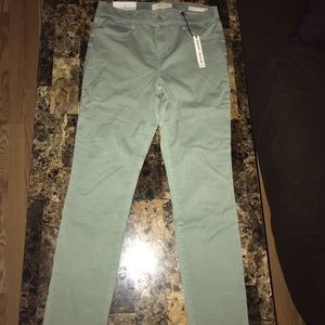 Pastel Green PacSun Jeggings